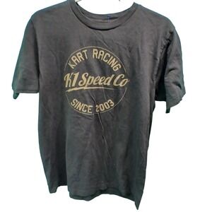 K1 Speed Kart Racing Graphic Tee Medium Black Racing Core Motorsport Streetwear